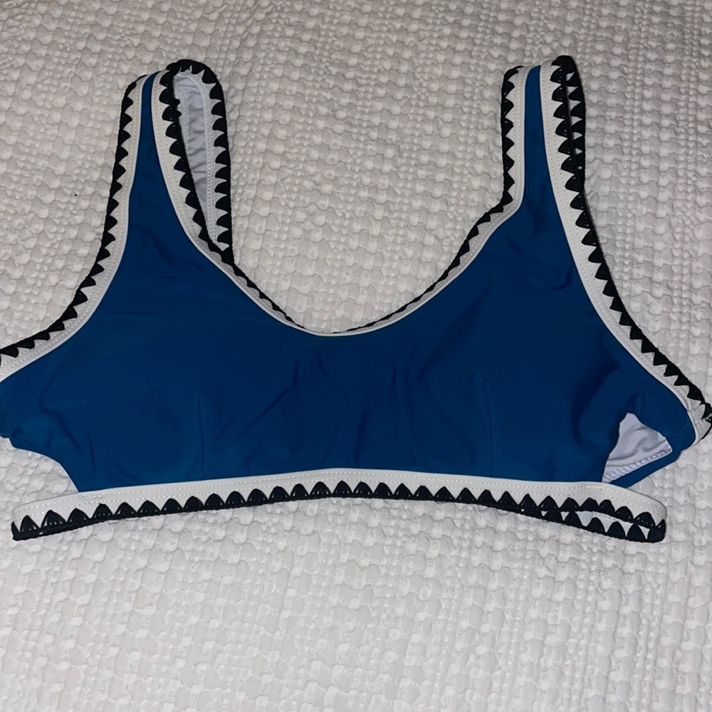 blue cupshe bikini top